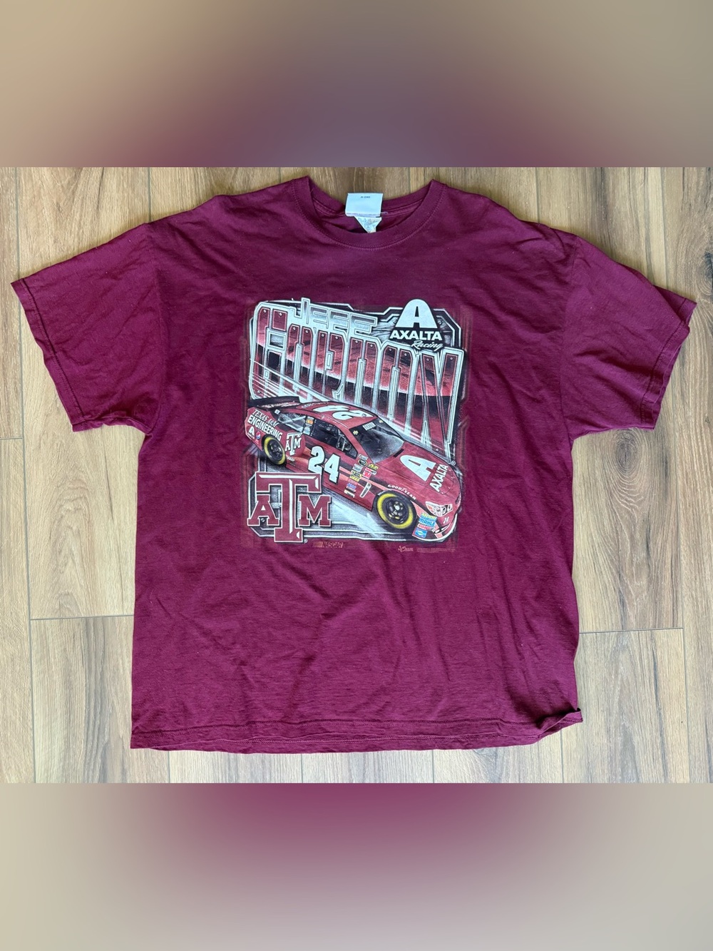 Chase Authentics Jeff Gordon #24 Axalta Racing NASCAR Red Graphic T-Shirt 2XL